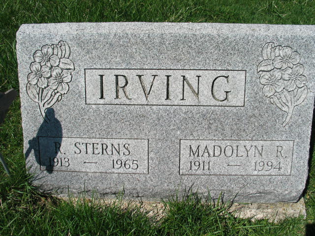 R. Sterns and madolyn R. Irving
